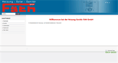 Desktop Screenshot of faeth-gmbh.net