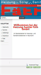Mobile Screenshot of faeth-gmbh.net