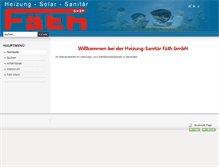 Tablet Screenshot of faeth-gmbh.net